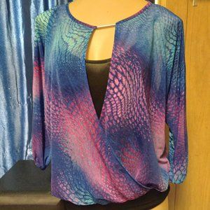 Jennifer Lopez Top, Blouse, Stretch Shirt